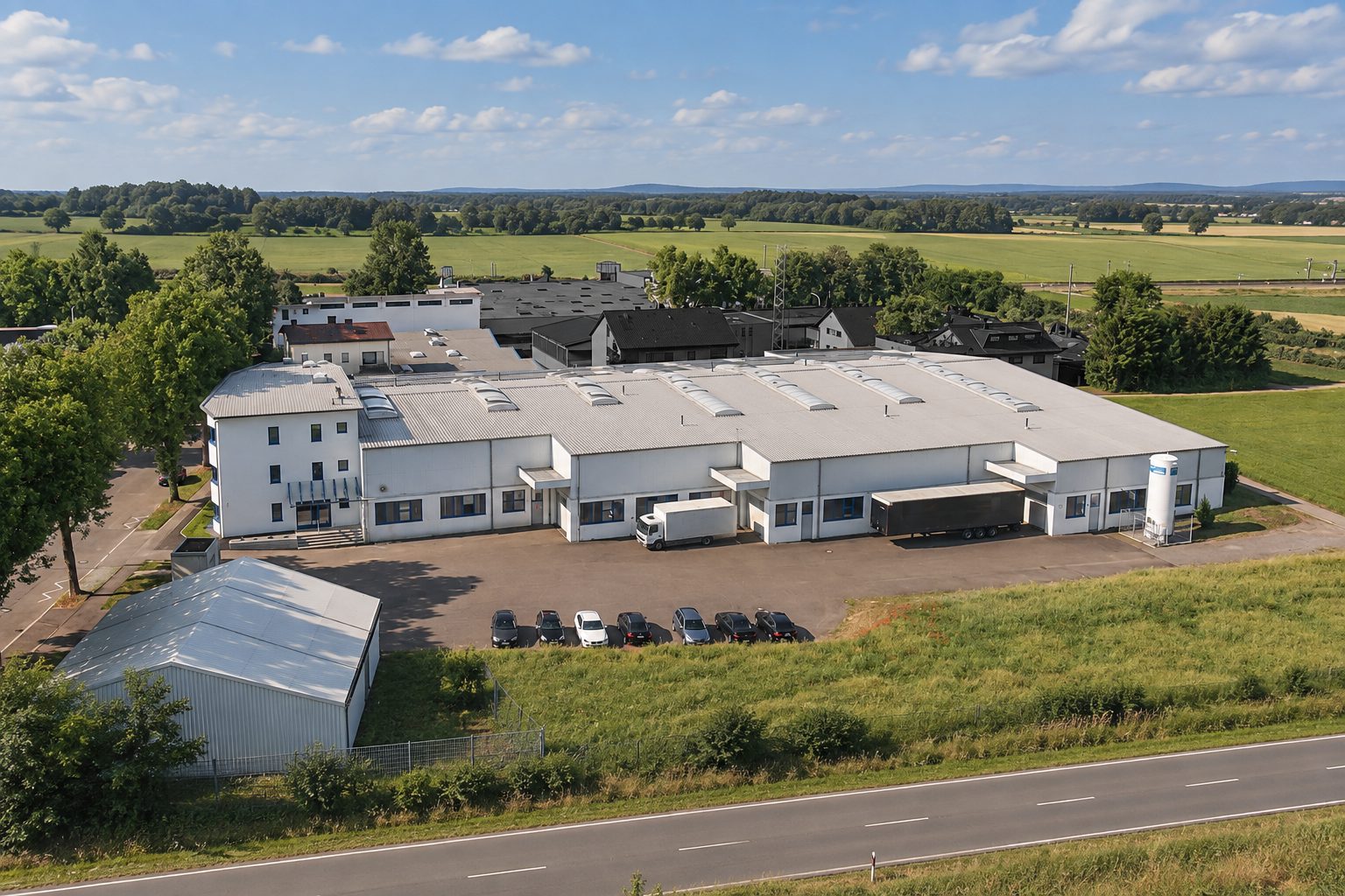 Luftaufnahme des Firmengeländes in Heilbronn-Böckingen